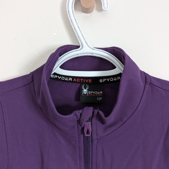 NWT Spyder Active purple track jacket, Small - Picture 8 of 15